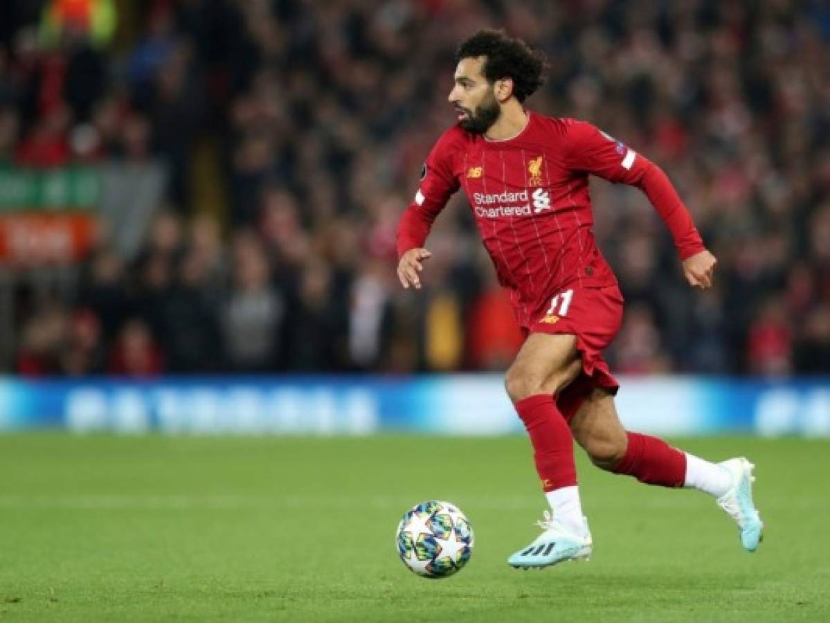 Mohamed Salah héroe en el triunfo 4-3 del Liverpool sobre el Salzburgo en Anfield