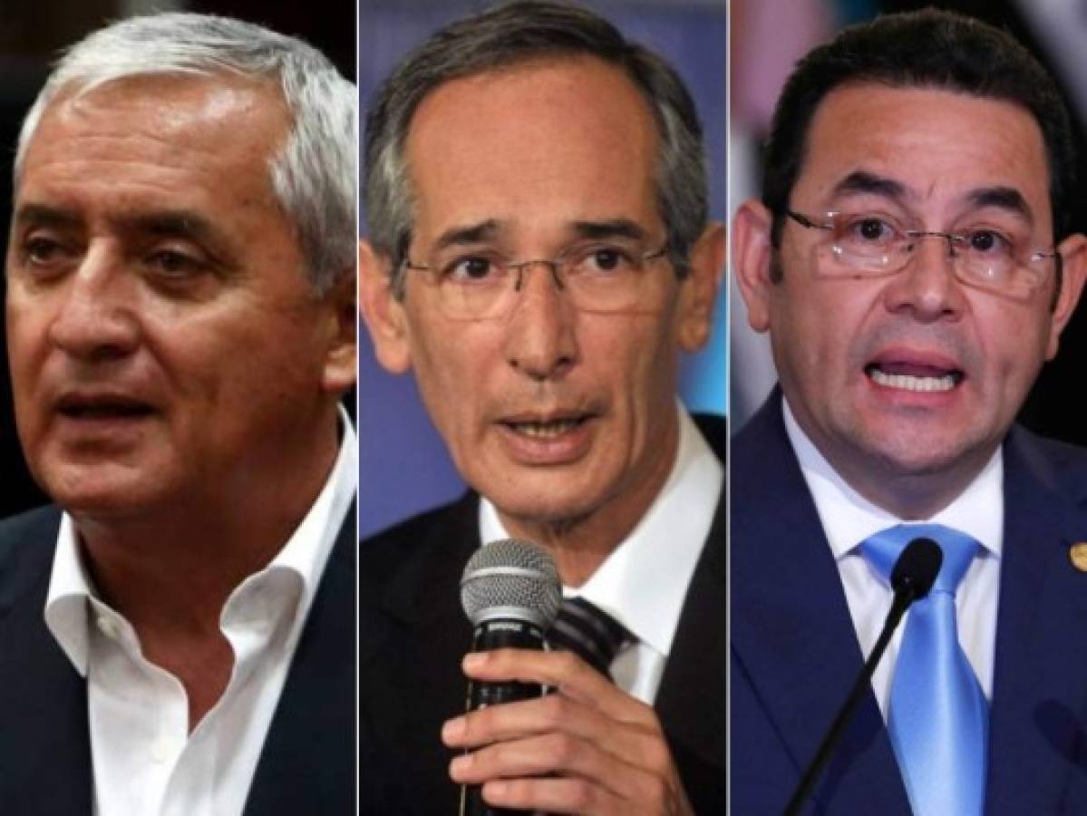 Los 10 casos investigados por la Cicig que salpicaron a expresidentes de Guatemala