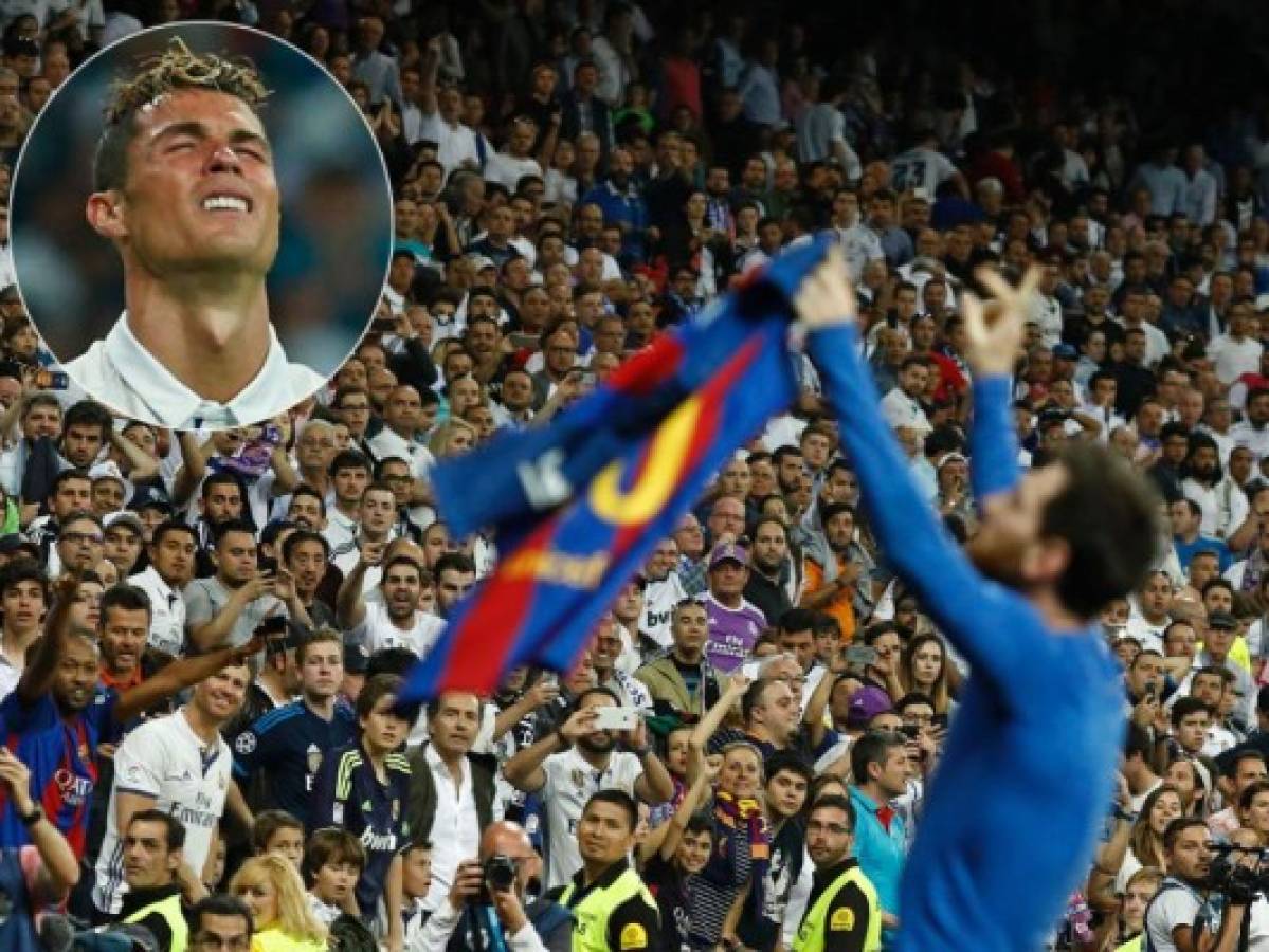 La foto viral en la que Cristiano Ronaldo se arrodilla ante Lionel Messi es un montaje