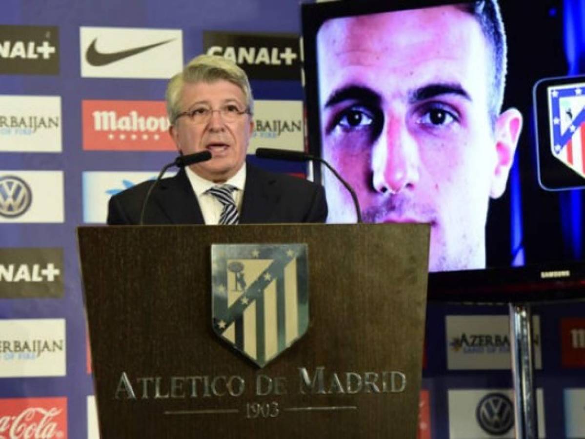 Presidente del Atlético de Madrid confía en que se levante la sanción FIFA