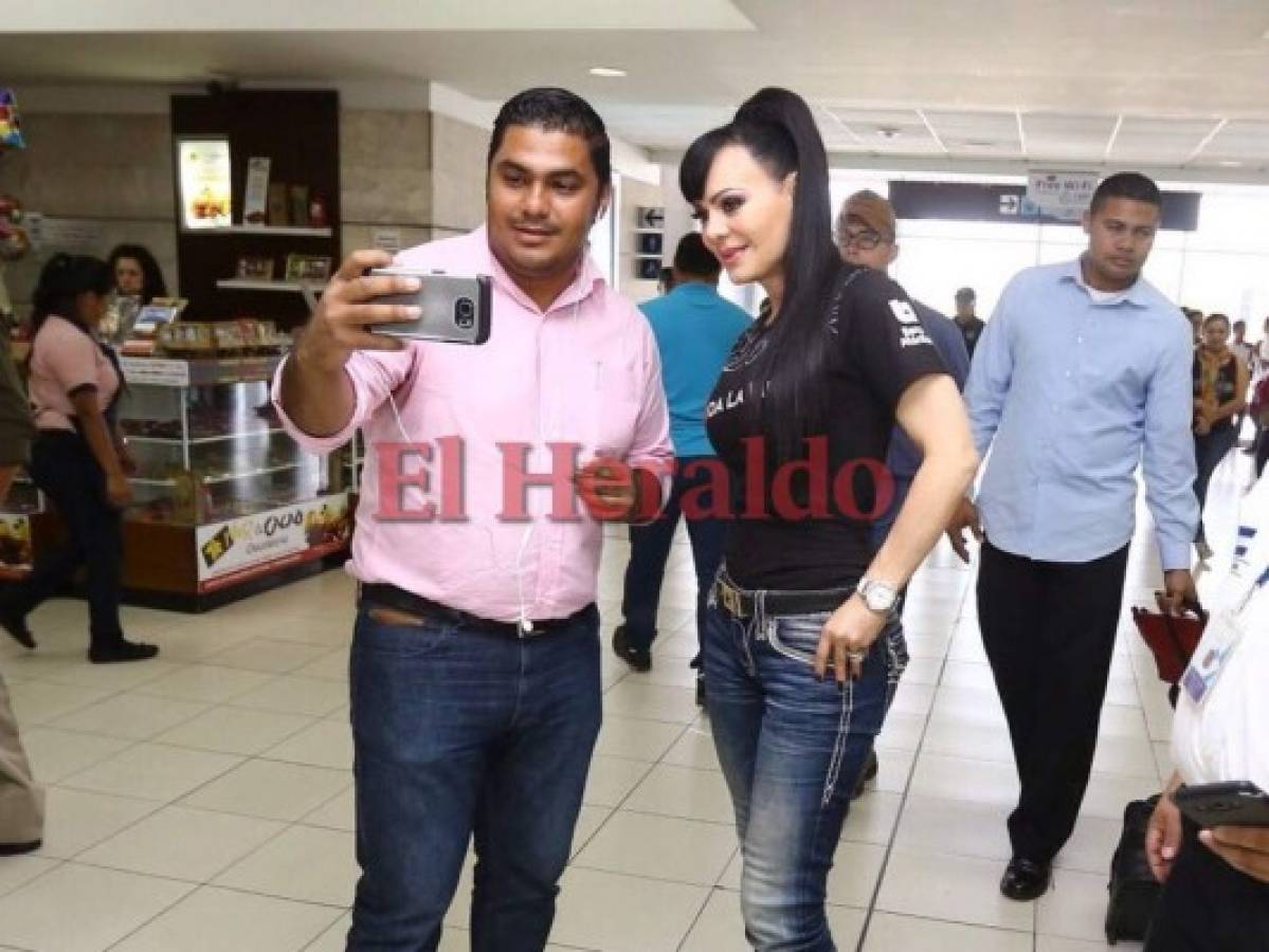 Maribel Guardia llega a Honduras a apoyar la Teletón