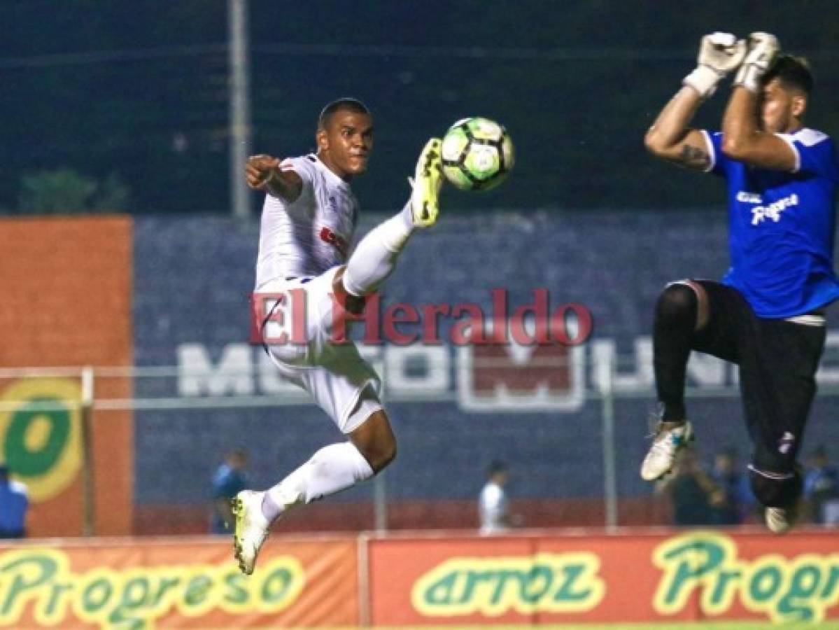 Honduras de El Progreso empata 1-1 con Olimpia en el Humberto Micheletti