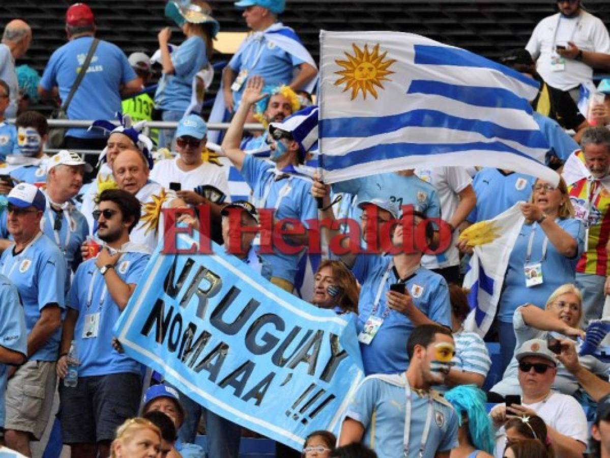 Uruguay gana 1-0 a Arabia Saudita y clasifica a la fase de octavos del Mundial Rusia 2018