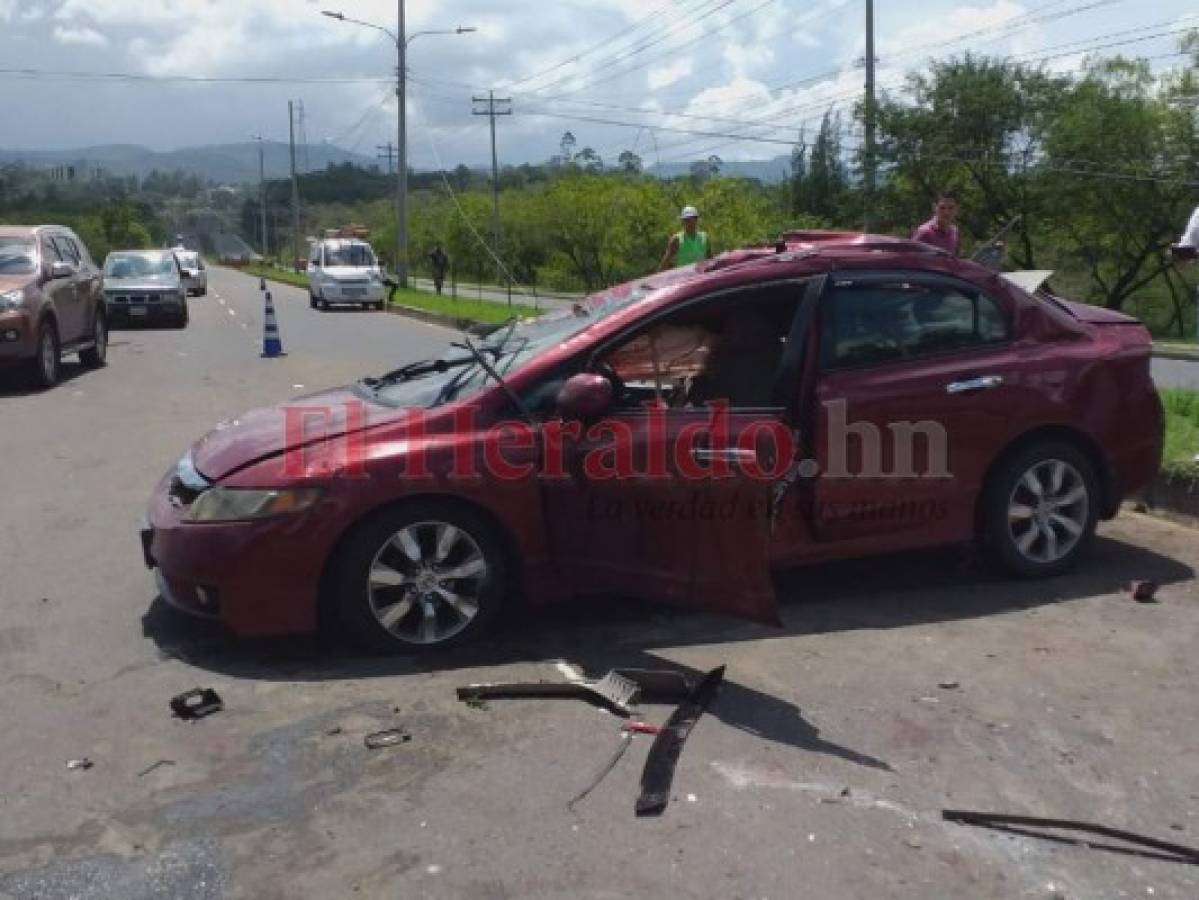 Un muerto y dos heridos tras accidente en anillo periférico de la capital