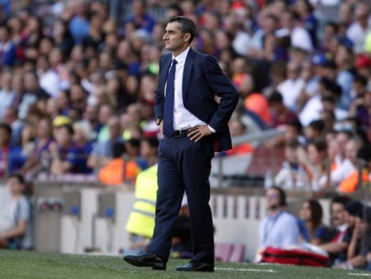 'Es una semana difícil', reconoce Ernesto Valverde, entrenador del FC Barcelona