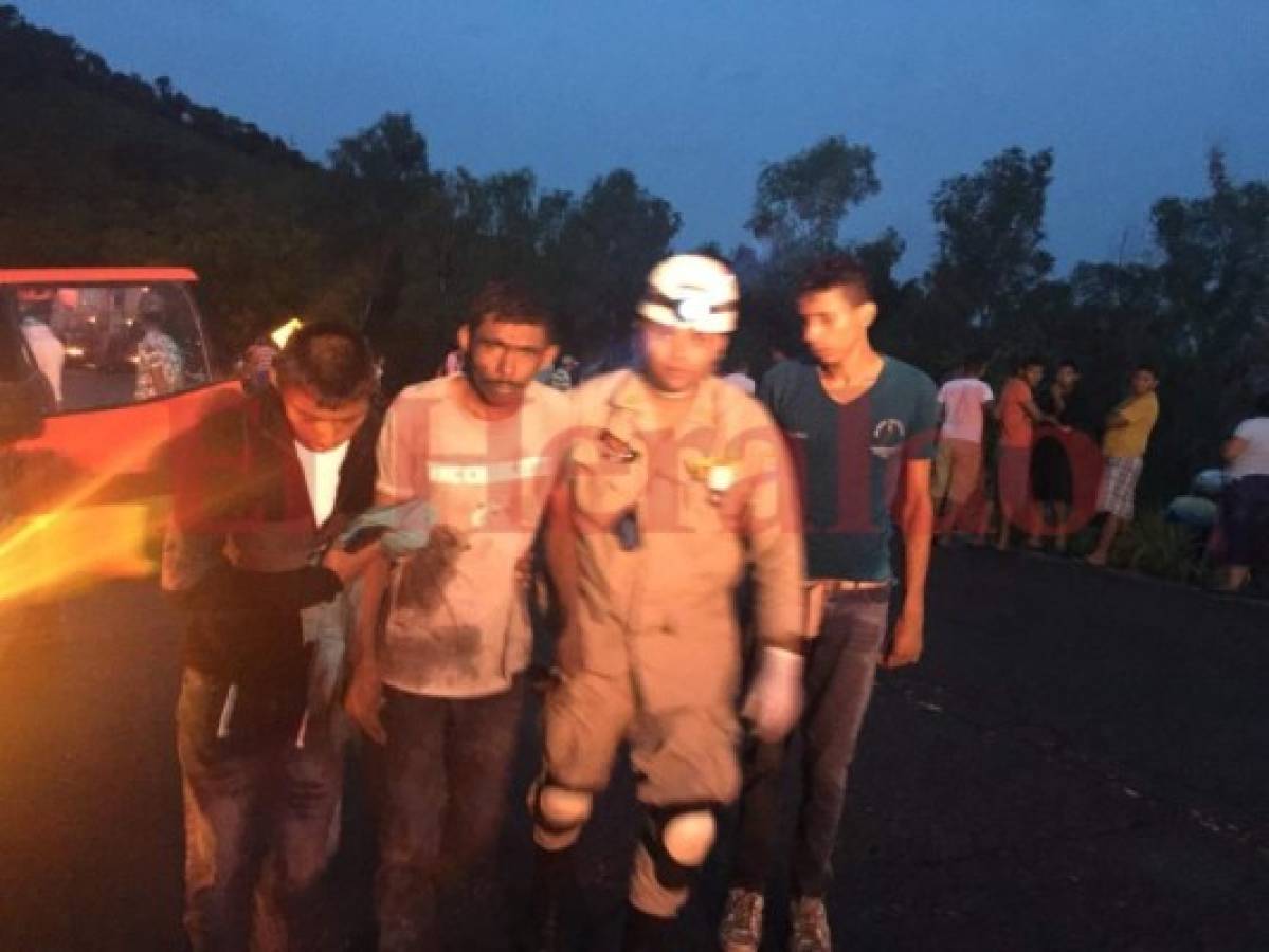 Volcamiento de una rastra deja dos muertos y cuatro heridos en Choluteca