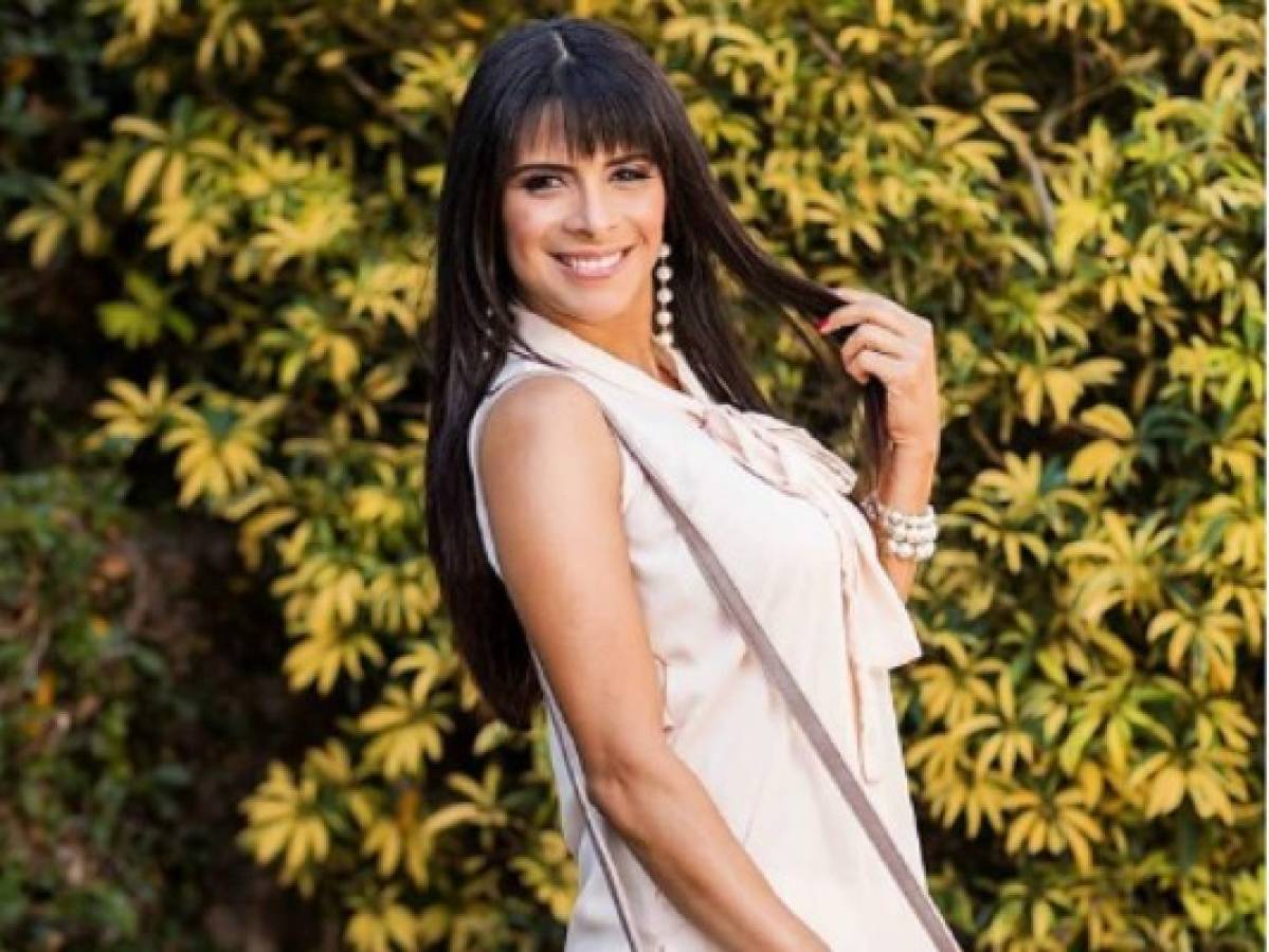 La presentadora hondureña Diana Paz se casó