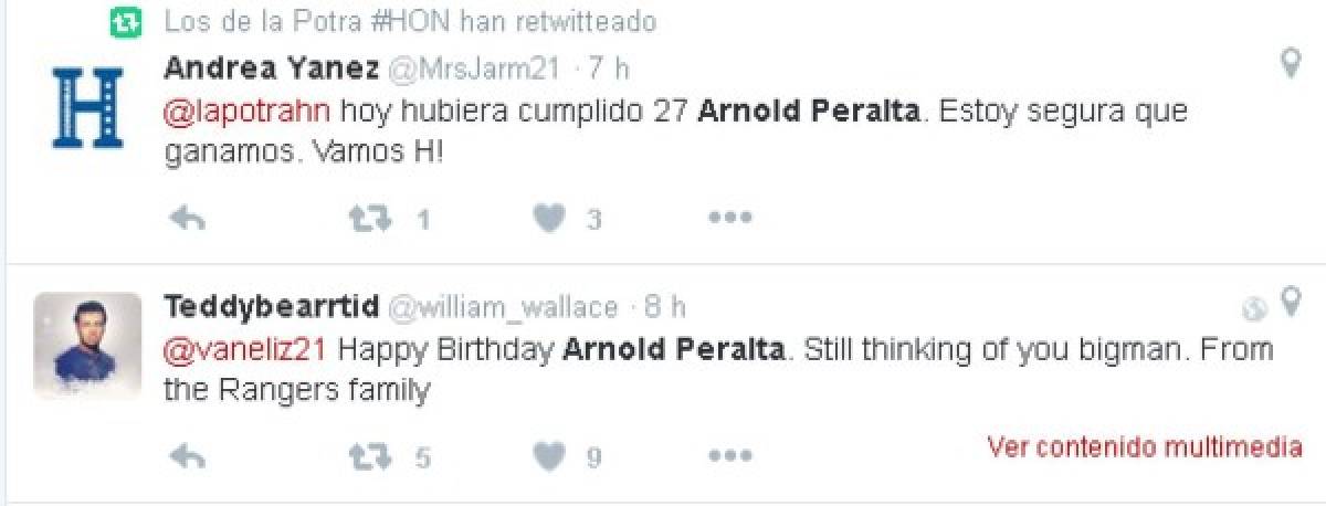 Aficionados festejan el cumpleaños de Peralta en redes sociales.
