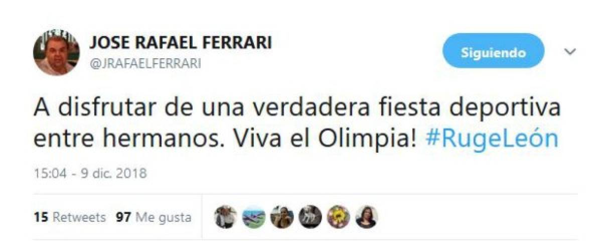 El último tuit que publicó Rafael Ferrari en sus redes sociales