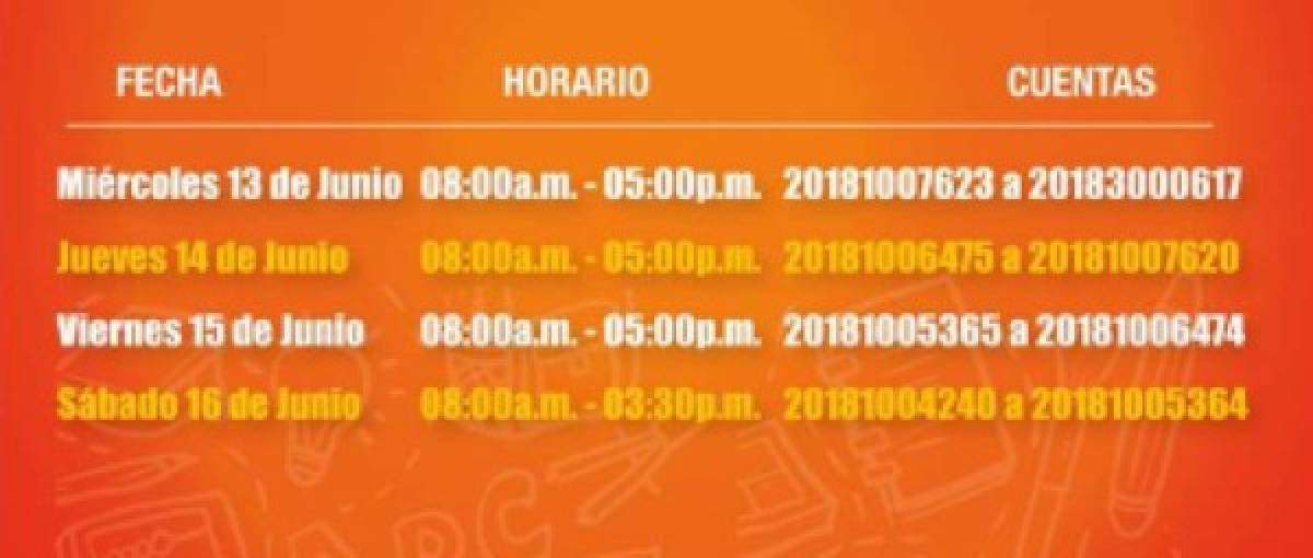 Este es el horario que debes tener en cuenta para reclamar tu identificación.