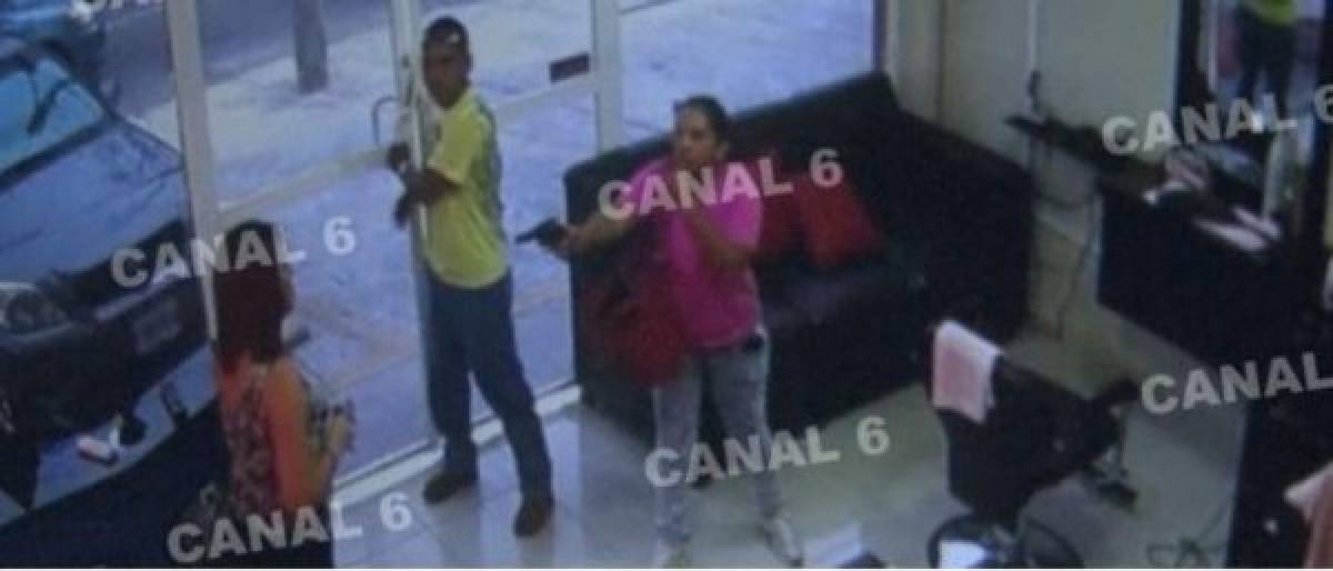 Video registra asalto en salón de belleza de San Pedro Sula