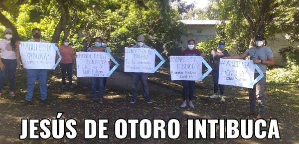 #AquíestáHonduras, la respuesta a la pregunta viral '¿Dónde está el dinero?' (FOTOS)