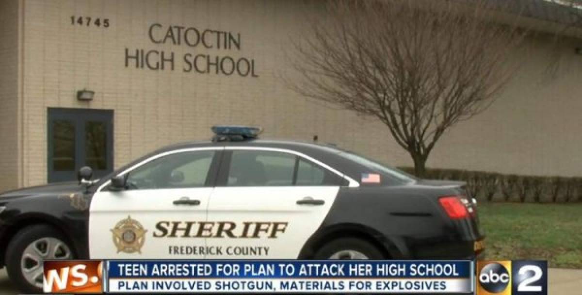 Arrestan en EEUU a una joven acusada de planificar ataque a su escuela