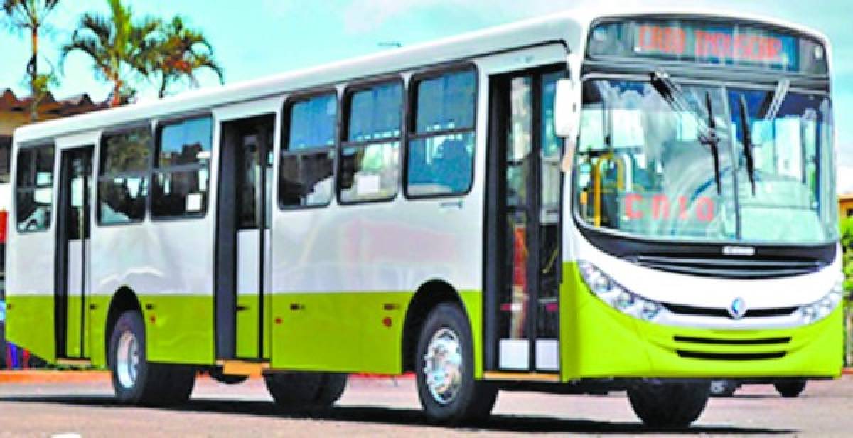 Con 600 buses blancos iniciará nuevo sistema de transporte público en Honduras