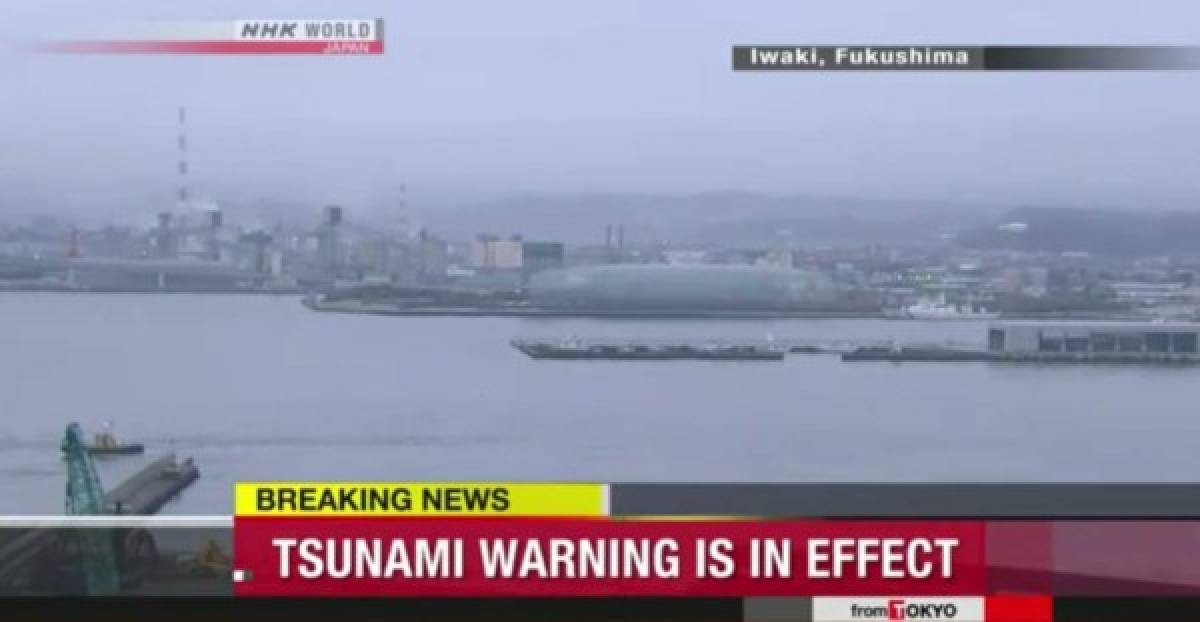 Fuerte terremoto en Japón dispara alerta de tsunami