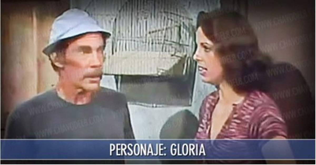 ¿Te acuerdas de la hermosa vecina Gloria en el Chavo del 8?