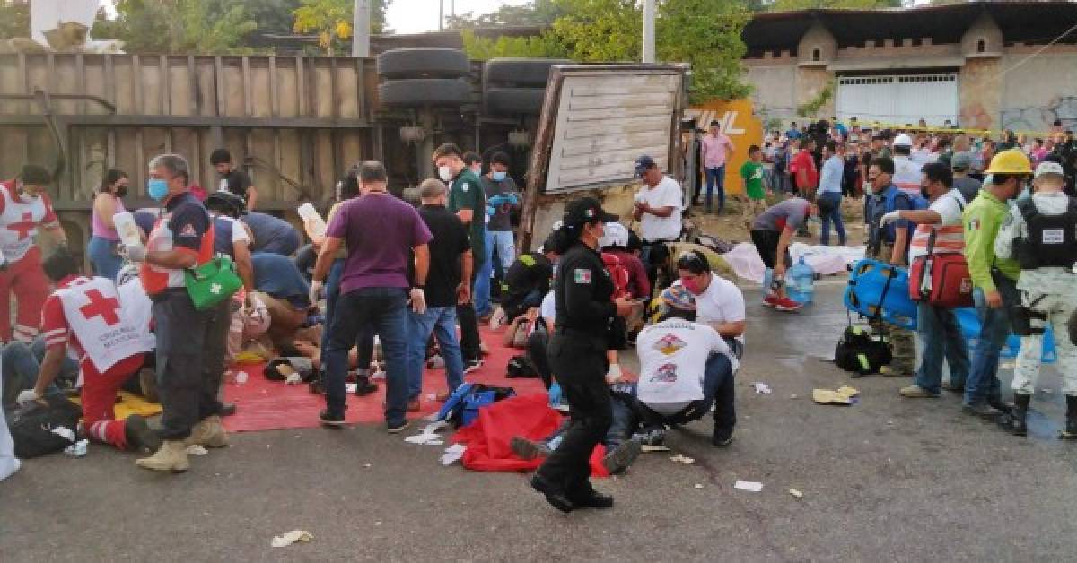 Asfixiados y como 'animales', migrantes narran en México el horror de los tráileres