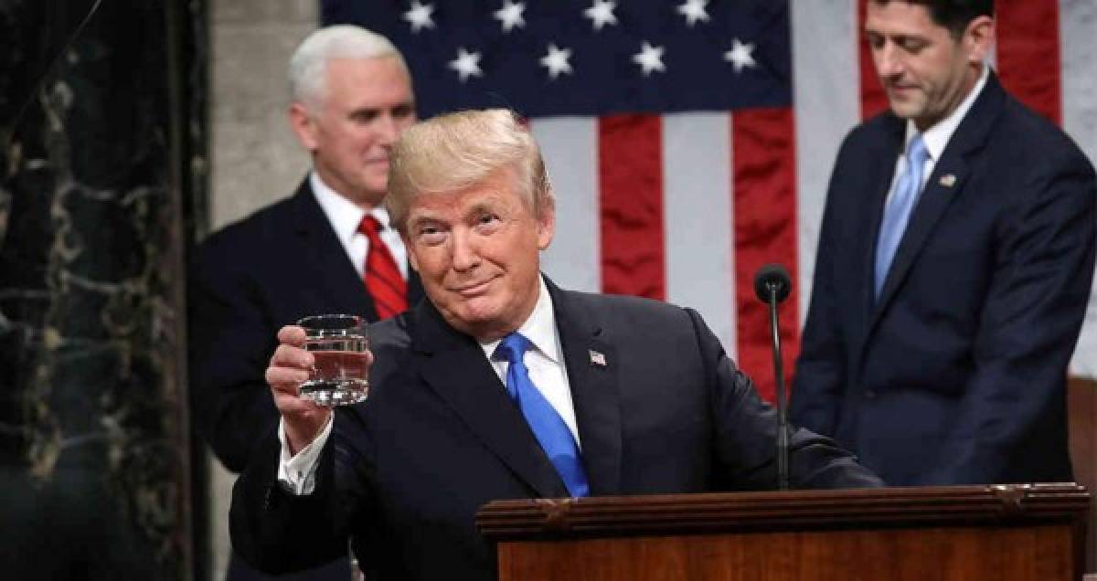 Trump expresa satisfación por su discurso sobre el estado de la Unión