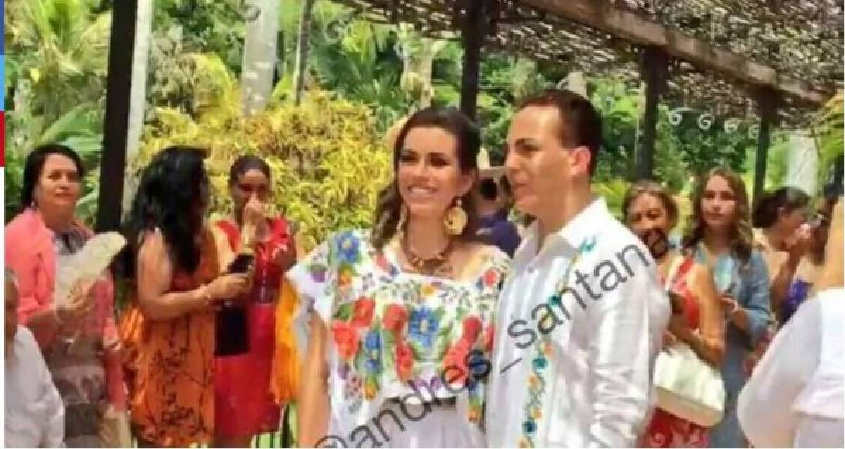 Esta foto divulgada en Twitter confirmaría la boda de Castro. Foto: Andrés Santana