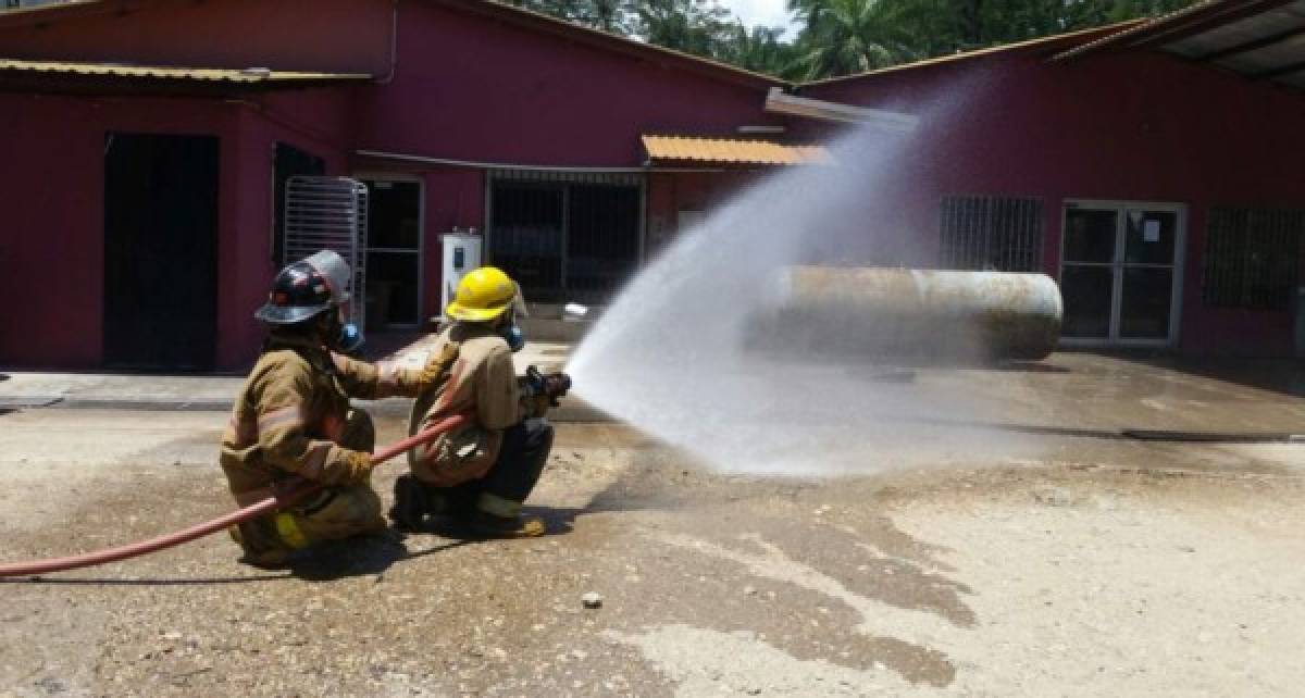 Estudiantes heridos y suspensión de clases en UNA de Catacamas por fuga de gas