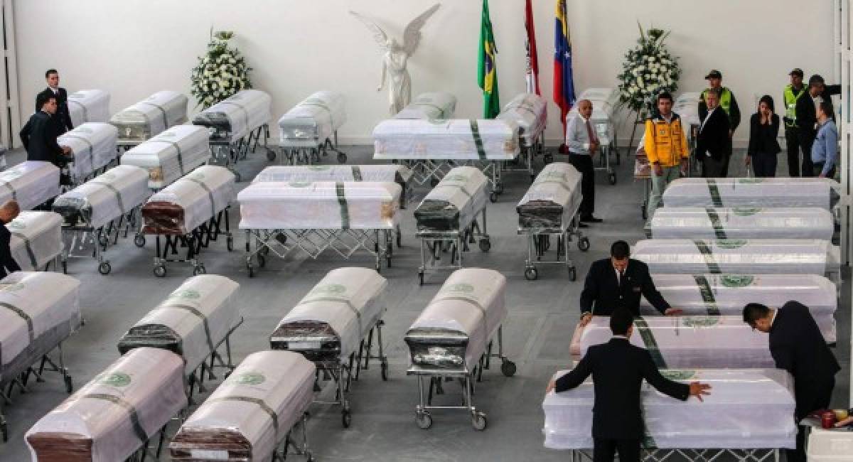 En tres vuelos diferentes llegarán restos de jugadores Chapecoenses a Brasil