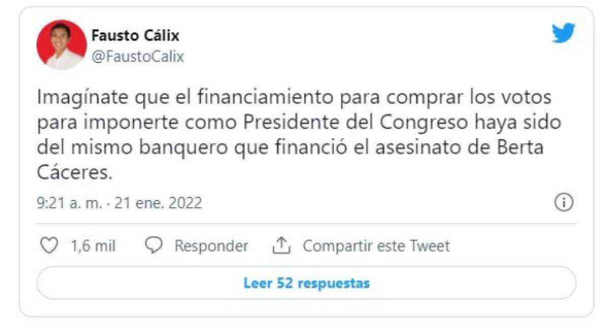 Batalla en Twitter tras juramentación de la directiva temporal del Congreso Nacional