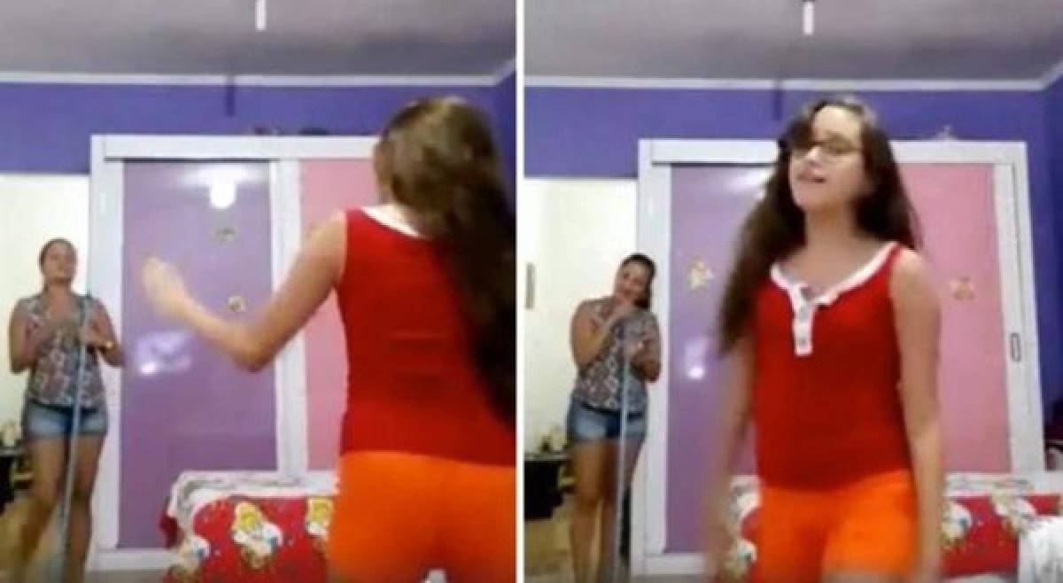 La graciosa reacción de una madre al encontrar bailando sexi a su hija