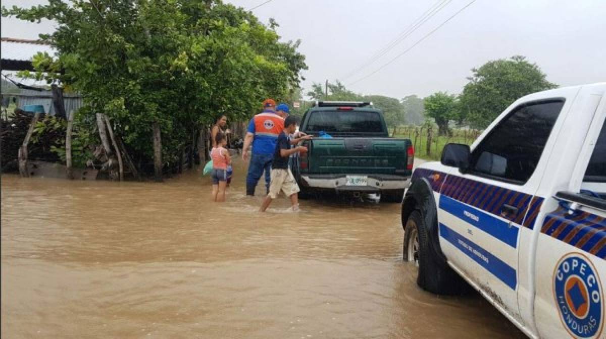 Los desastres provocados por tormenta tropical Nate en Honduras