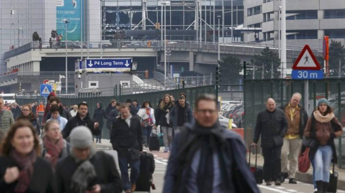 Las fotos del terror que vivió Bruselas