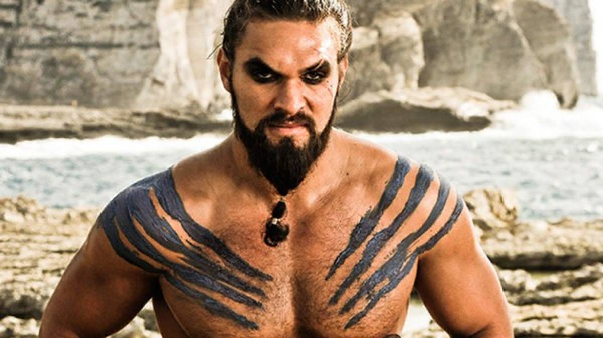 Jason Momoa, el guapo intérprete de Khal Drogo en la serie Games of Thrones