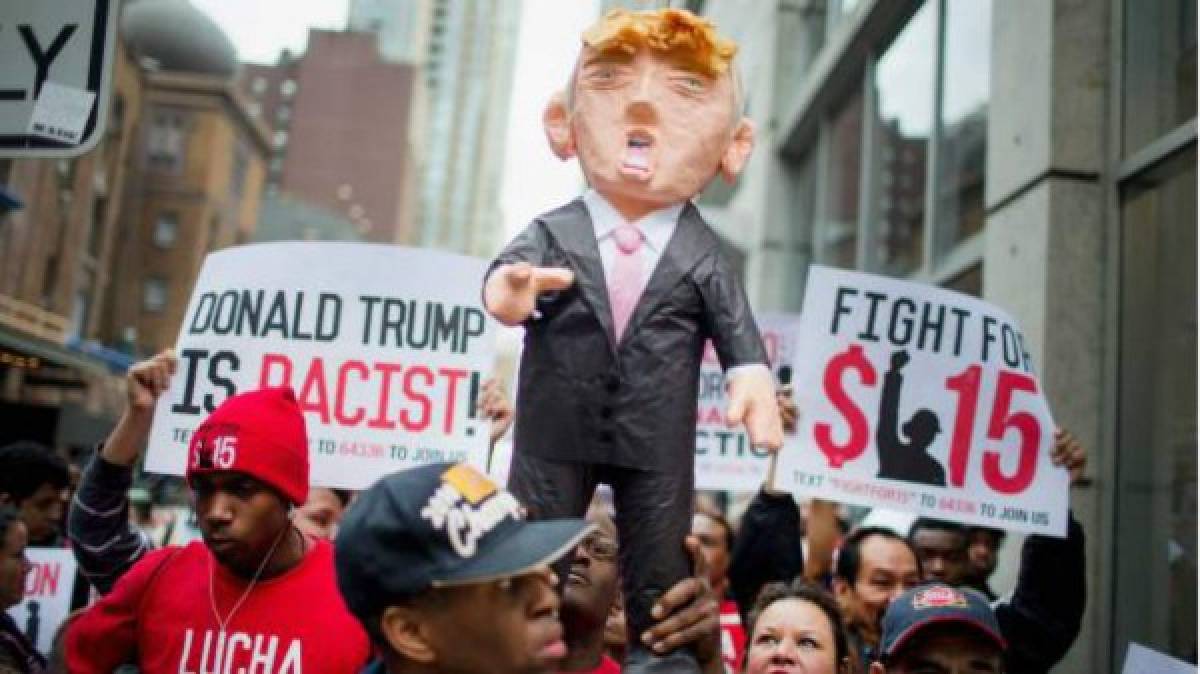 Durante toda la campaña de las primarias latinos han manifestado su rechazo a Trump.