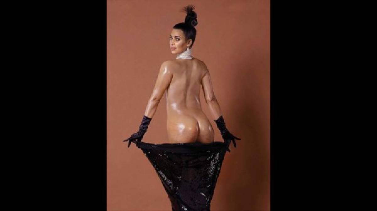 El desnudo de Kim Kardashian sin Photoshop