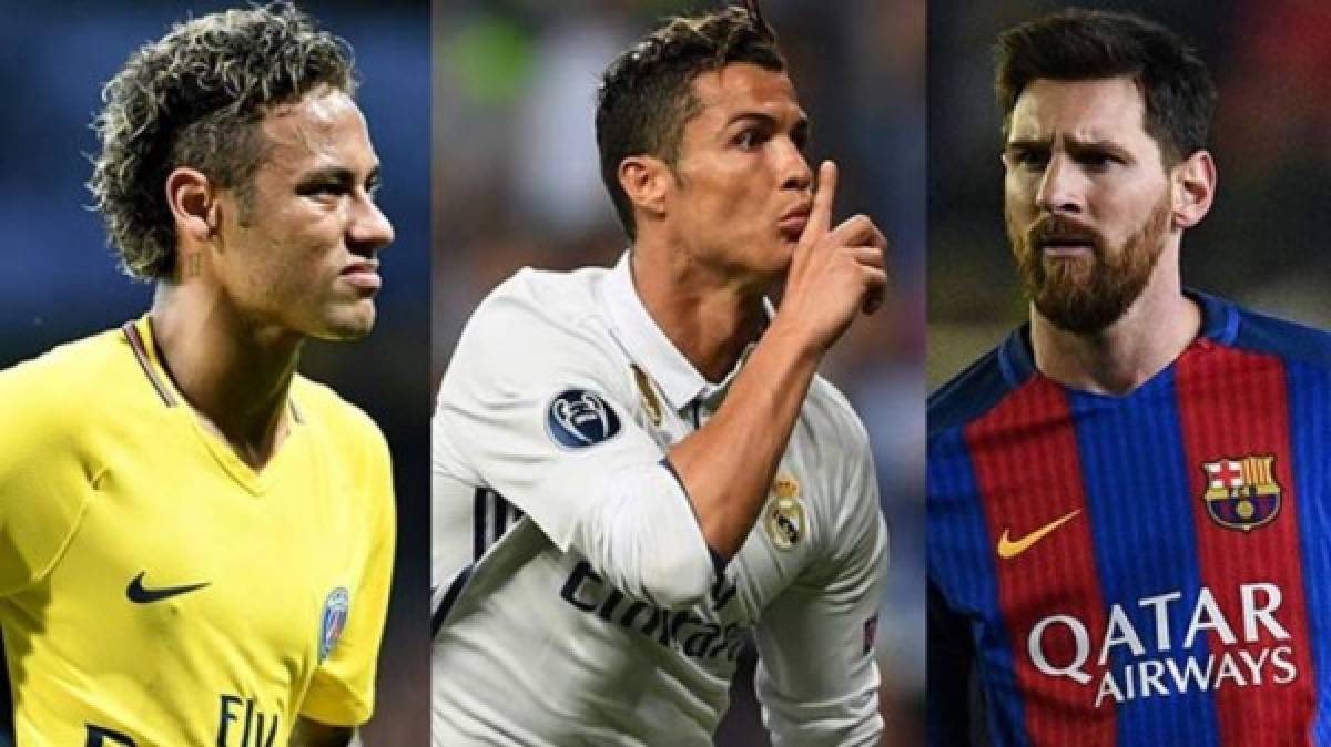 Messi, Cristiano y Neymar, finalistas al premio 'The Best' de la FIFA