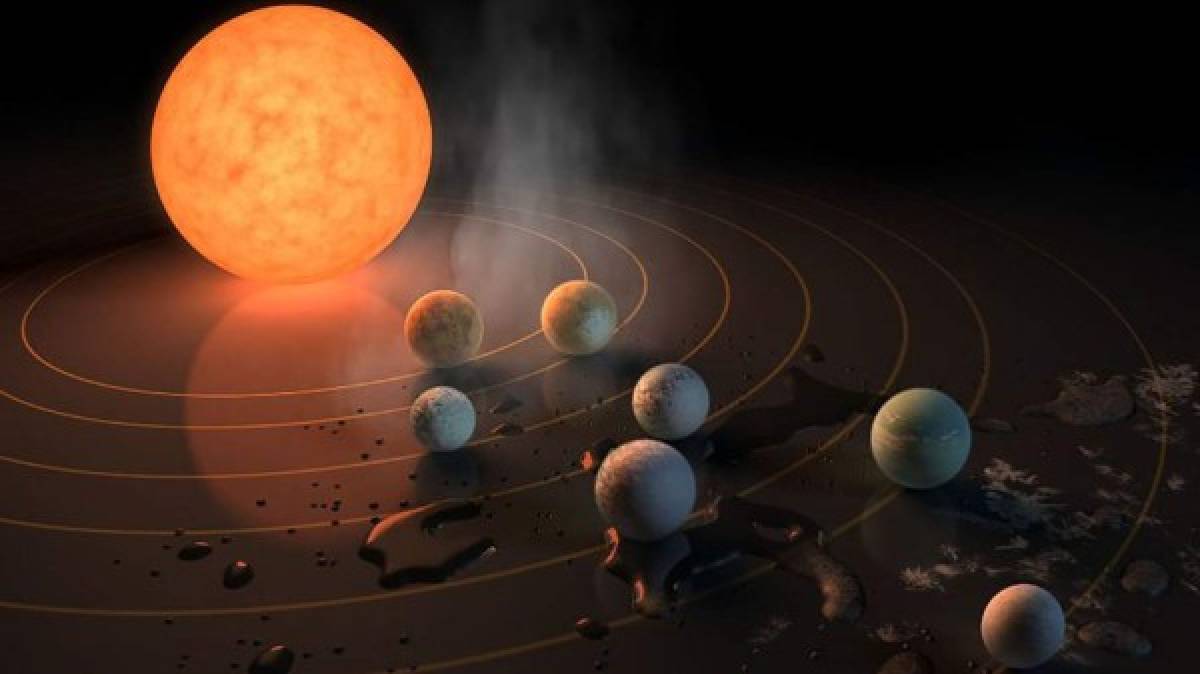 7 planetas junto a estrella cercana pudieran ser habitables    