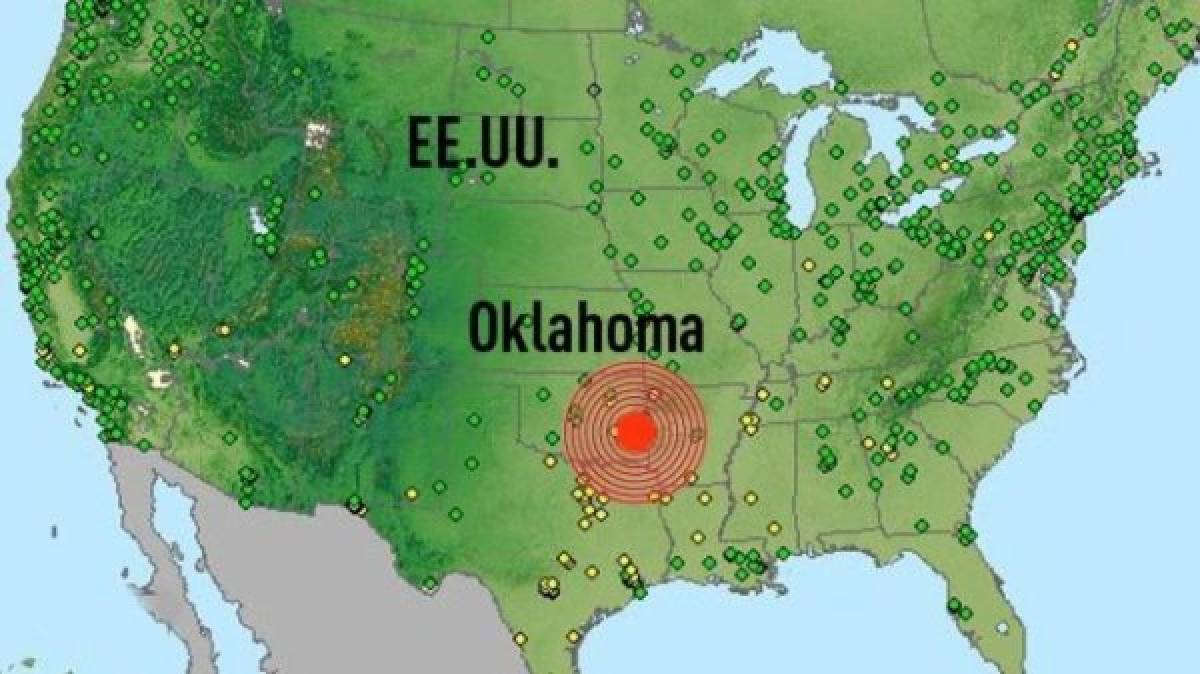 Sismo de magnitud 4,4 estremece a Oklahoma, Estados Unidos