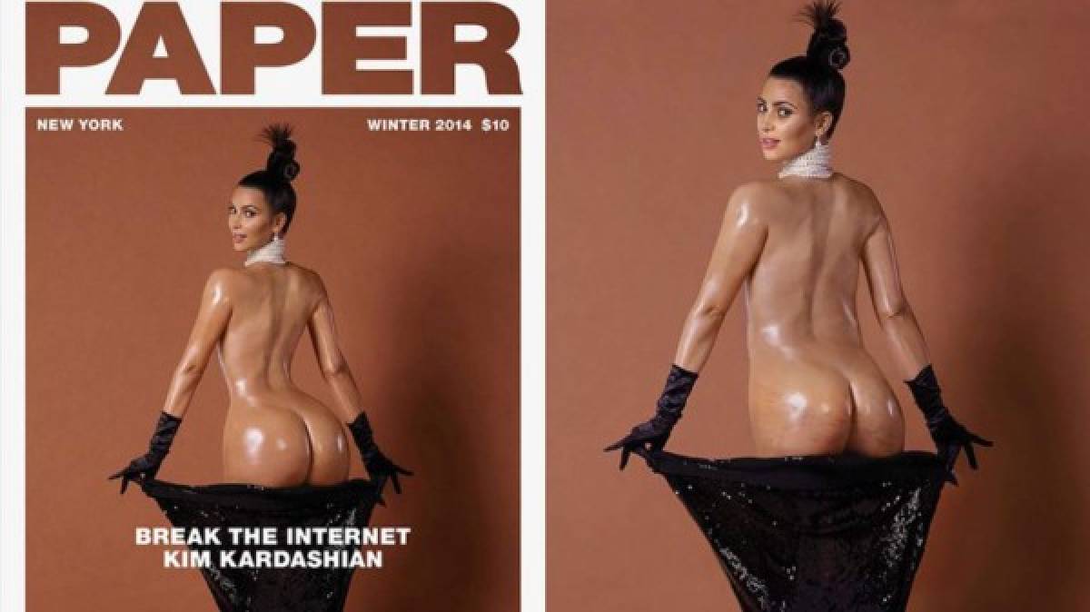El desnudo de Kim Kardashian sin Photoshop