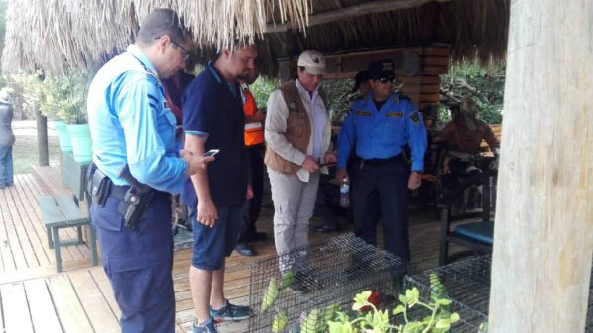 Las imágenes más impactantes del incendio en un centro turístico de Roatán