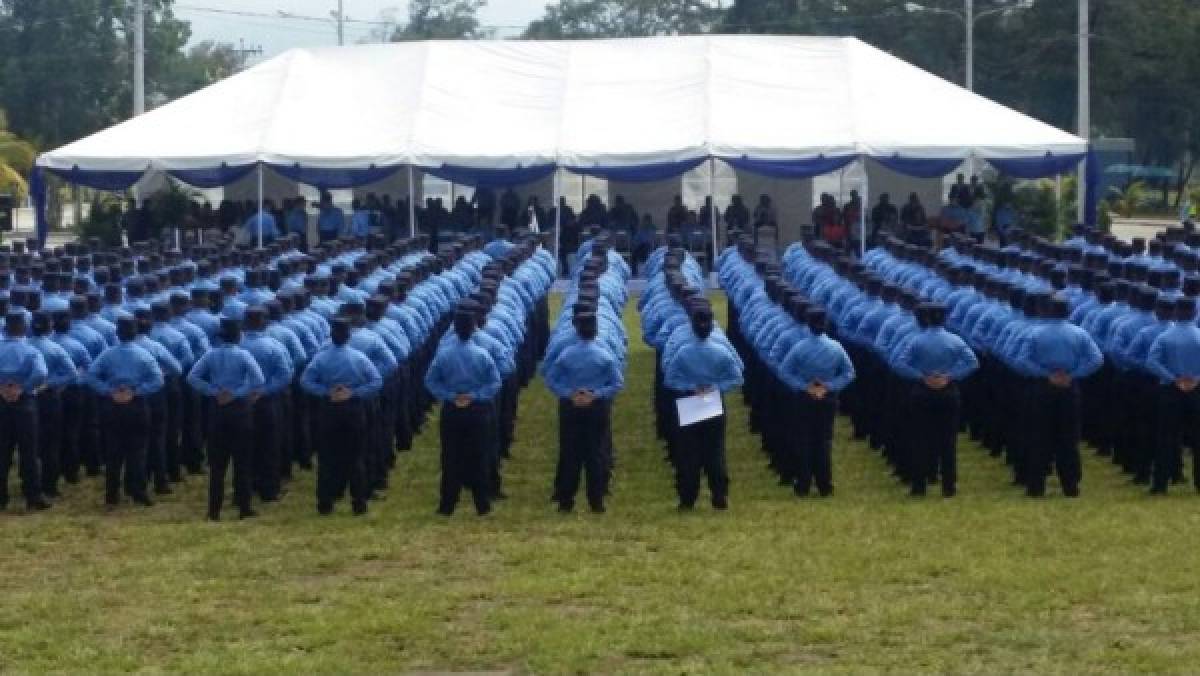 467 nuevos policías se suman a reforzar la seguridad en Honduras