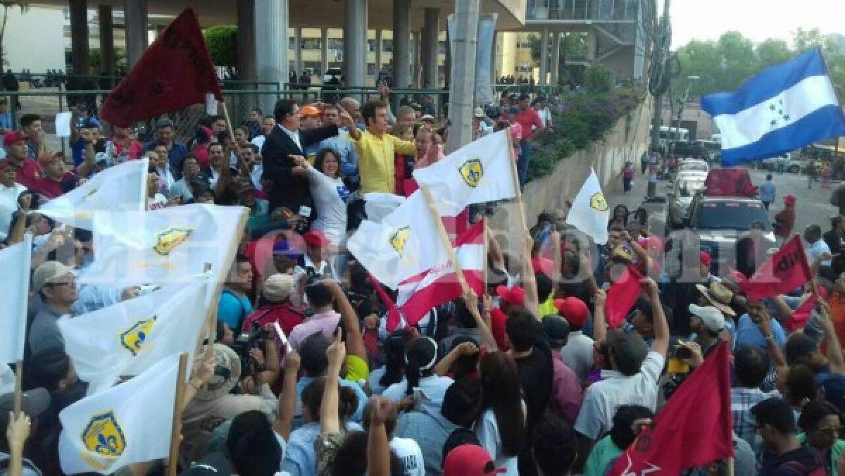 Manifestaciones previo a inicio de la discusión de reformas penales en el Congreso Nacional