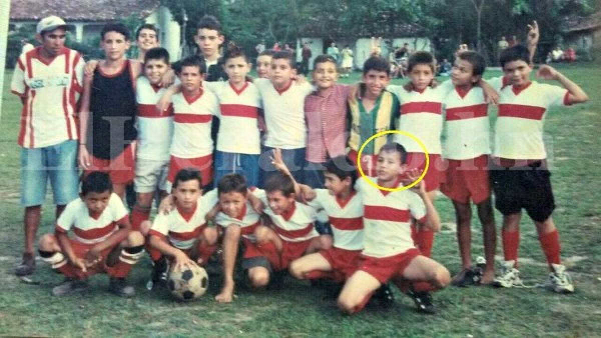 Con el equipo del Barrio Centro, Andino siempre le guarda cariño a sus primeros compañeros de club.