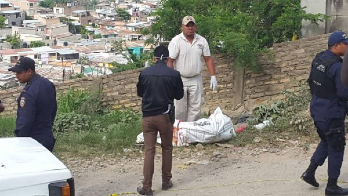 Encuentran encostalado en Tegucigalpa