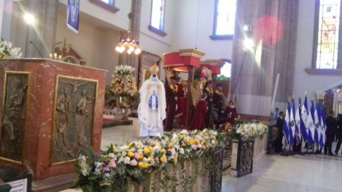 Las Fuerzas Armadas realizan eucaristía en honor a Santa María de Suyapa   