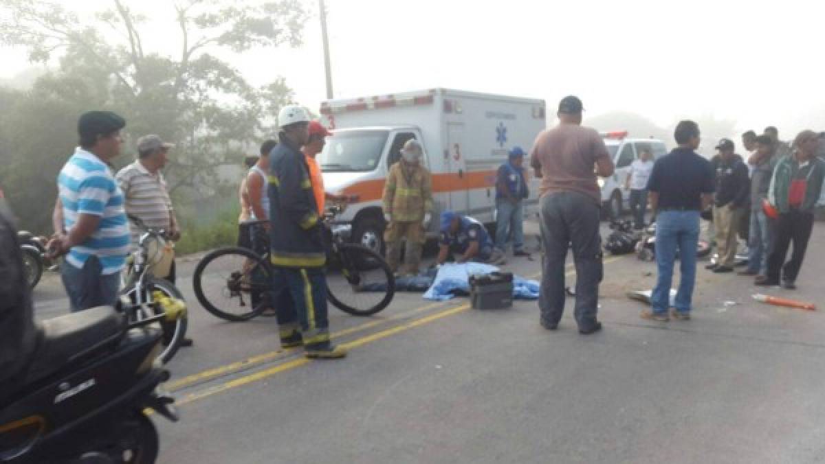 Muere joven que se conducía en motocicleta a la altura de Siguatepeque