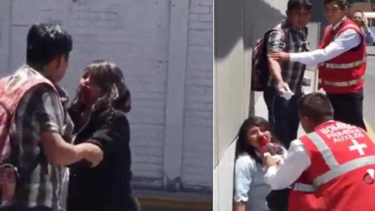 Hombre agrede a su novia embarazada a la vista de todos