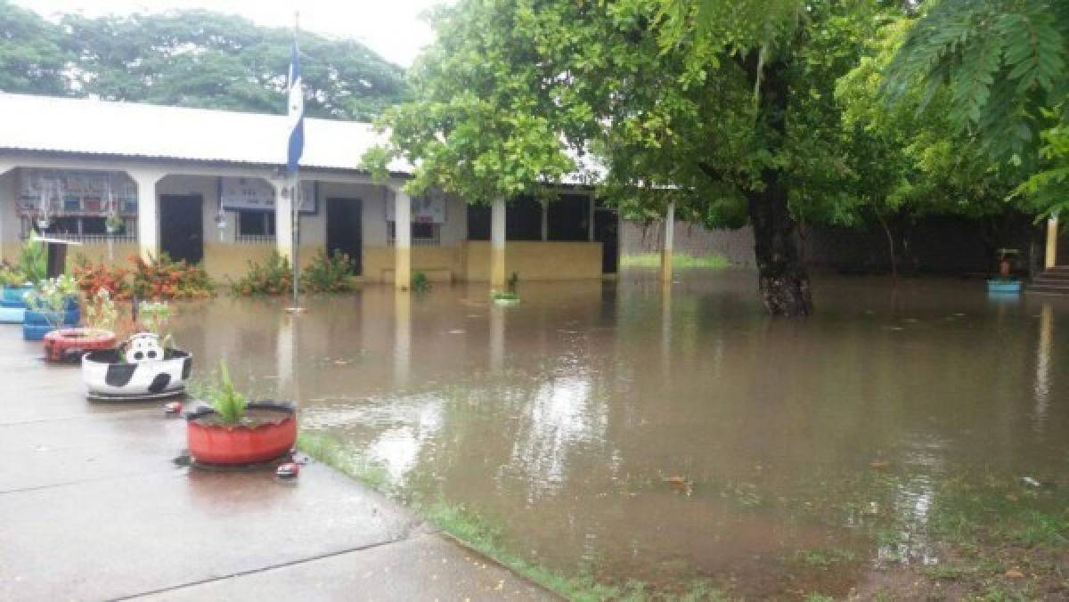 Alerta roja por lluvias en los departamentos de Valle y Choluteca