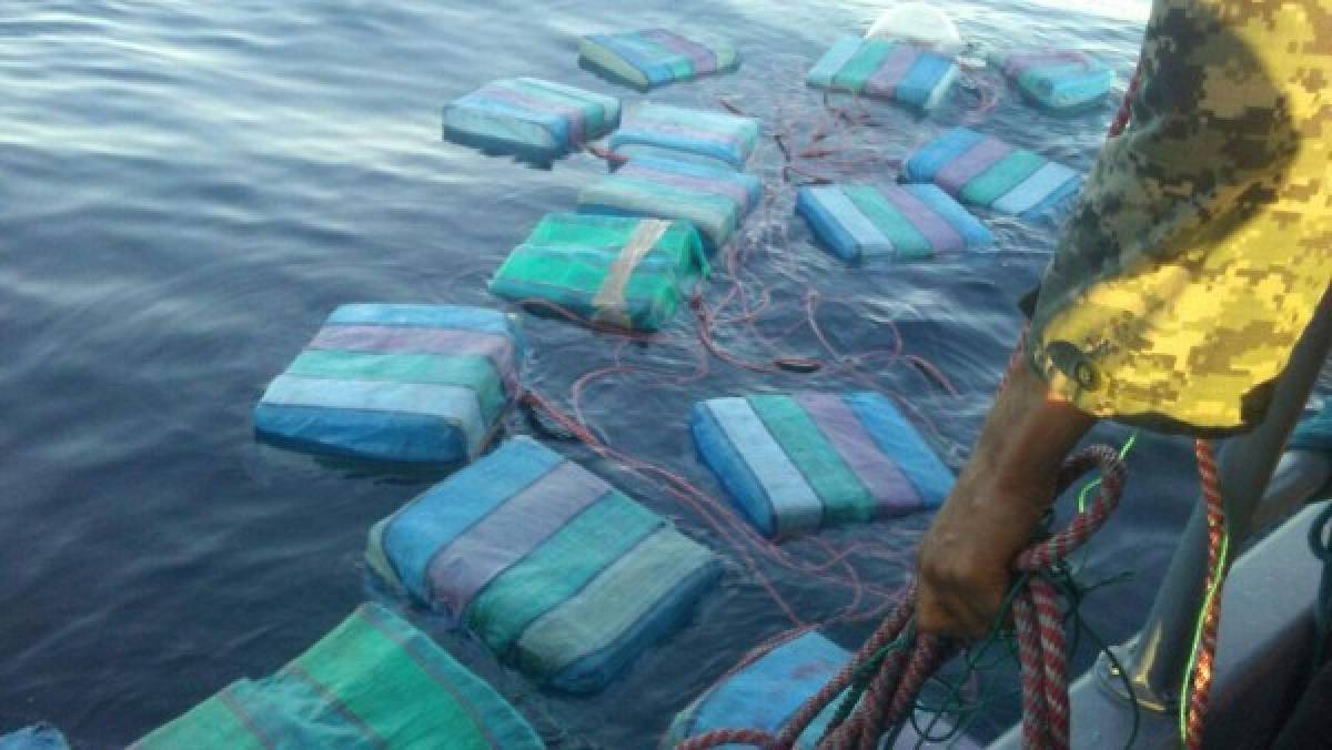 En unos 10 millones de dólares esta valorada droga incautada en el Golfo de Fonseca