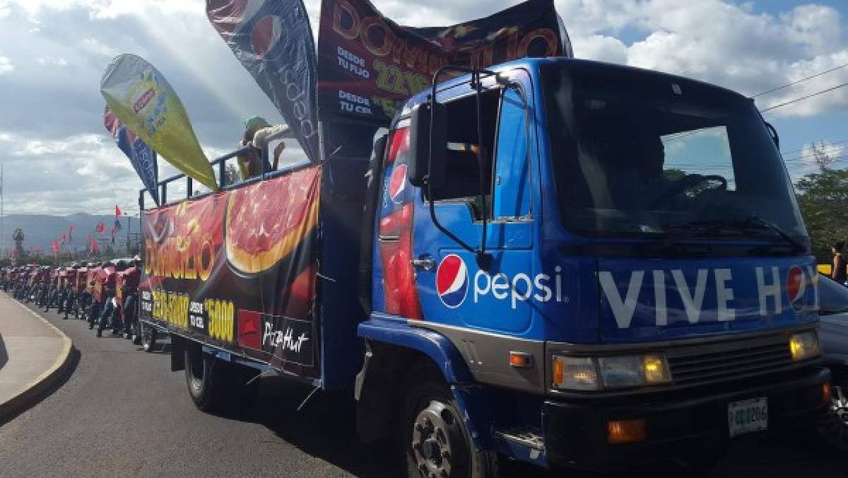 La Caravana del Sabor de Pizza Hut, recorrido la ciudad capital