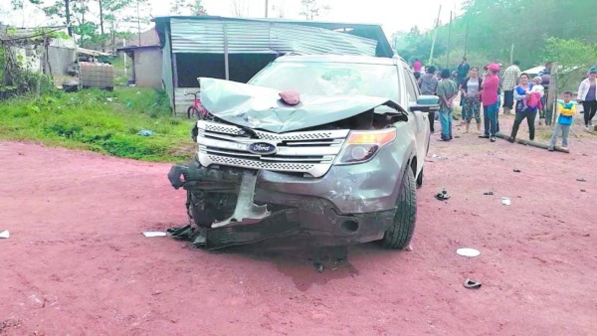 Borracho atropella y amputa piernas a dos personas en La Montañita, carretera que conduce a Danlí