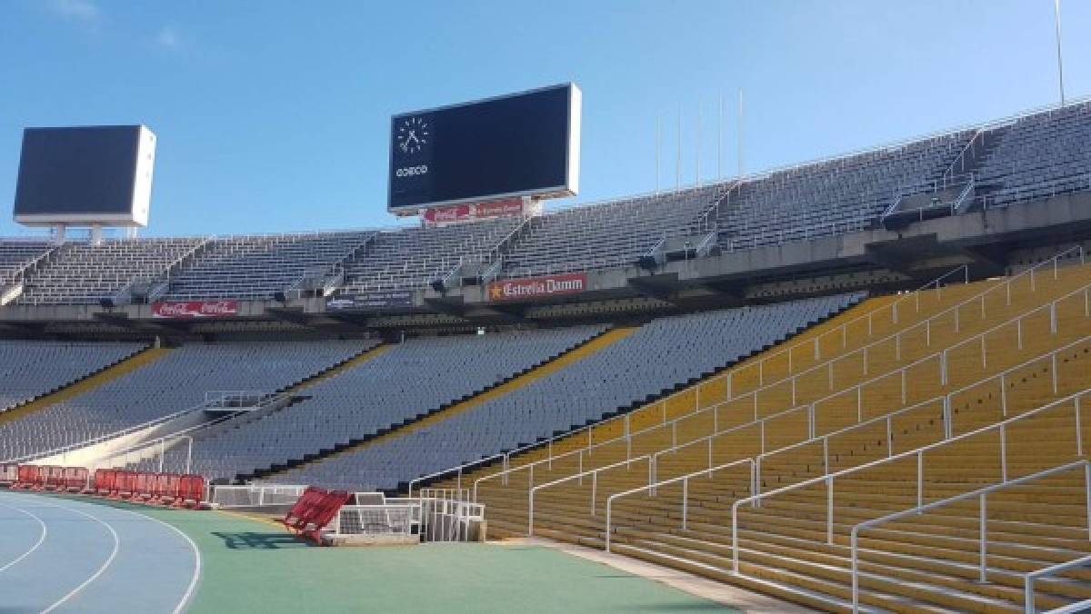 Así es el Estadio Lluís Companys dónde jugará Honduras ante Emiratos Árabes