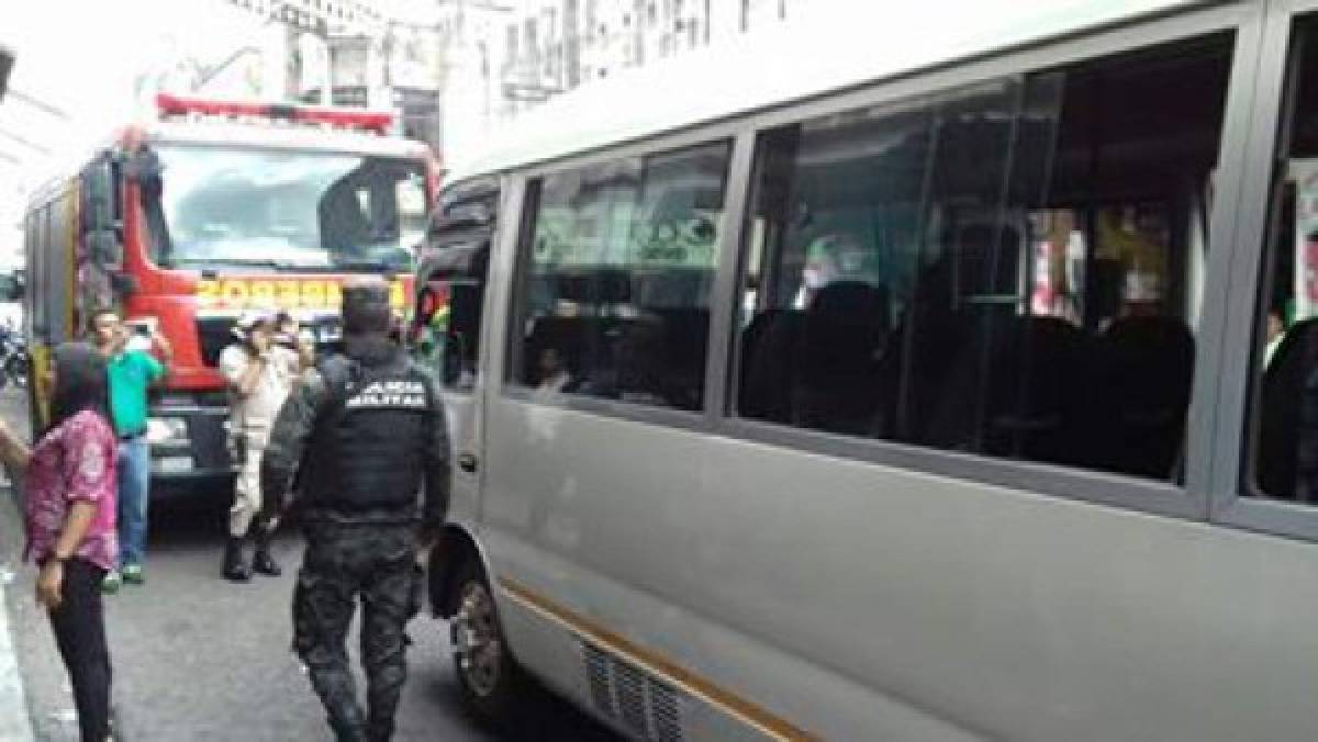 Atentan contra bus de El Carrizal en Comayagüela